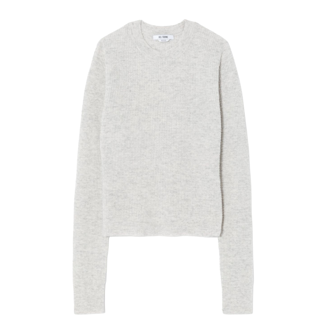 Waffle Slim Pullover