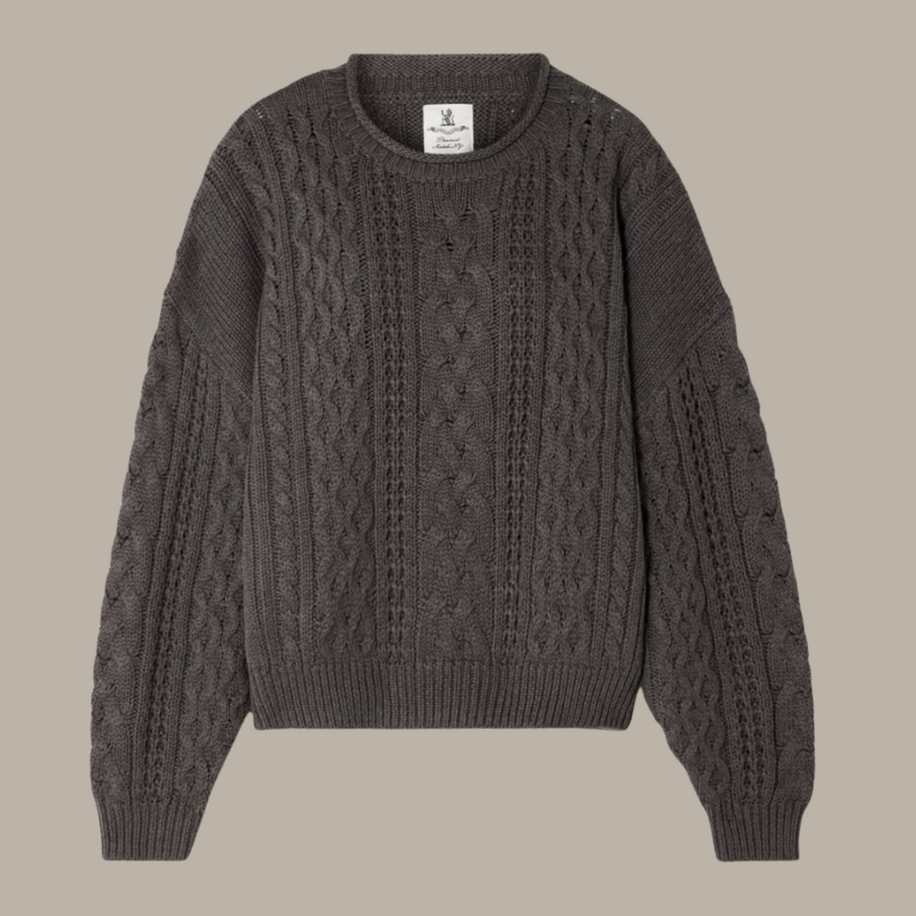 Cable Knit Cotton Sweater