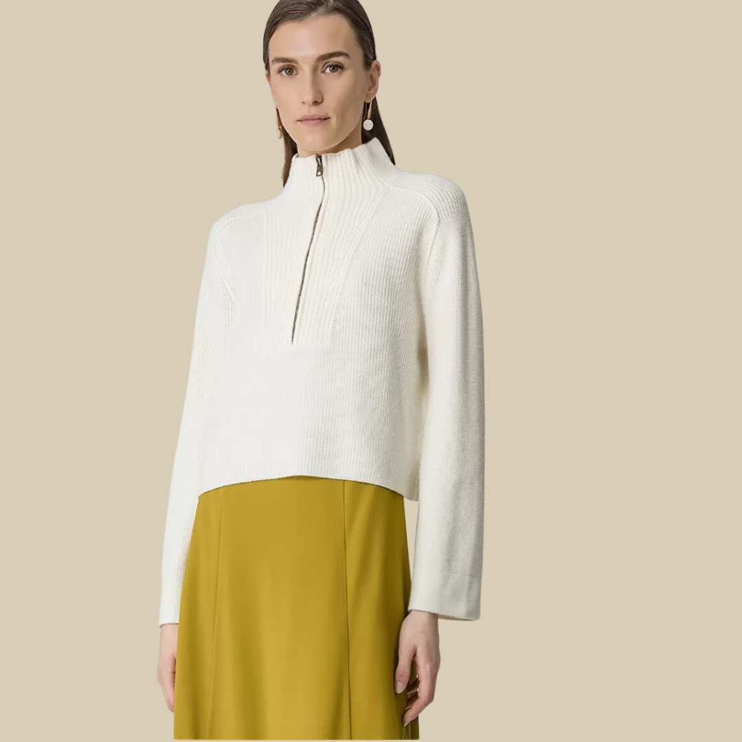 Merino Half Zip Sweater