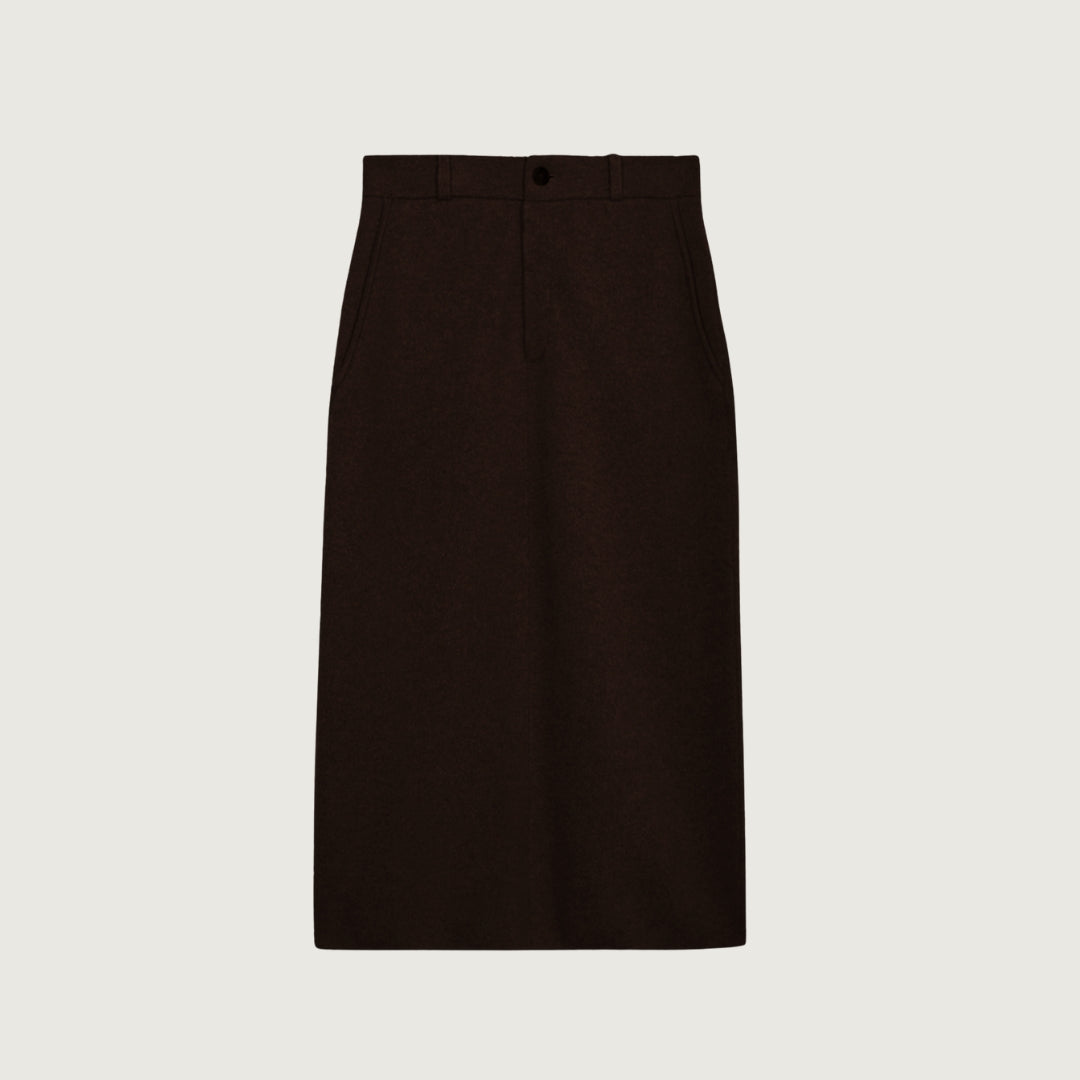 Tailored Cashmere Skirt
