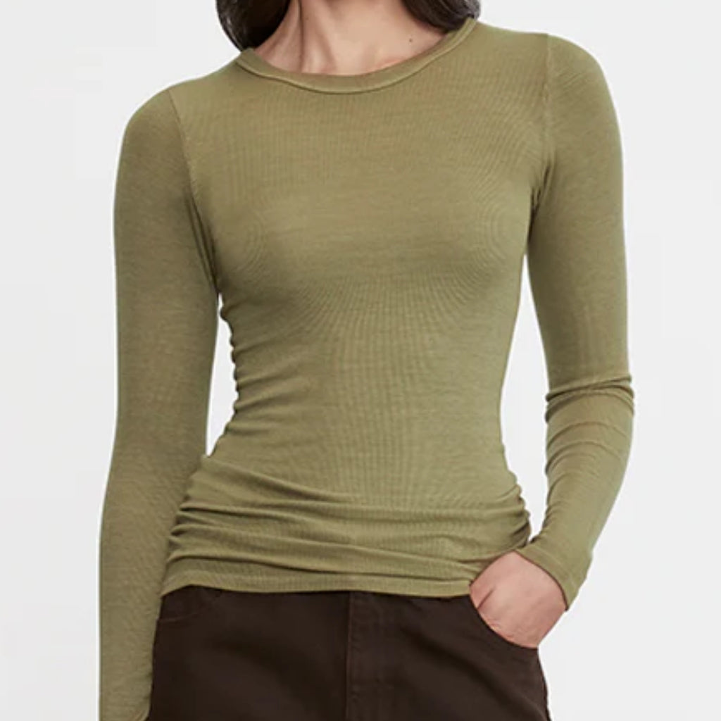 Silk Rib L/S Crew