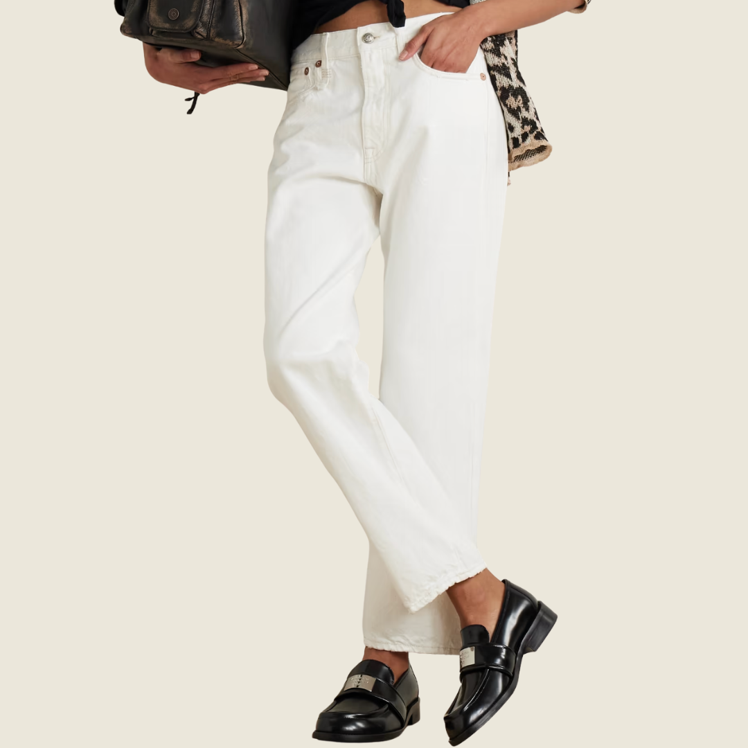 Boyfriend Jean White Denim