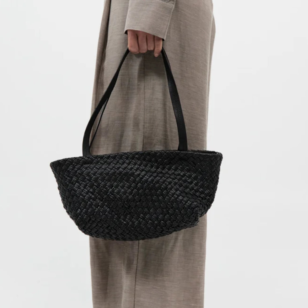 Petit Woven Trapeze Bag