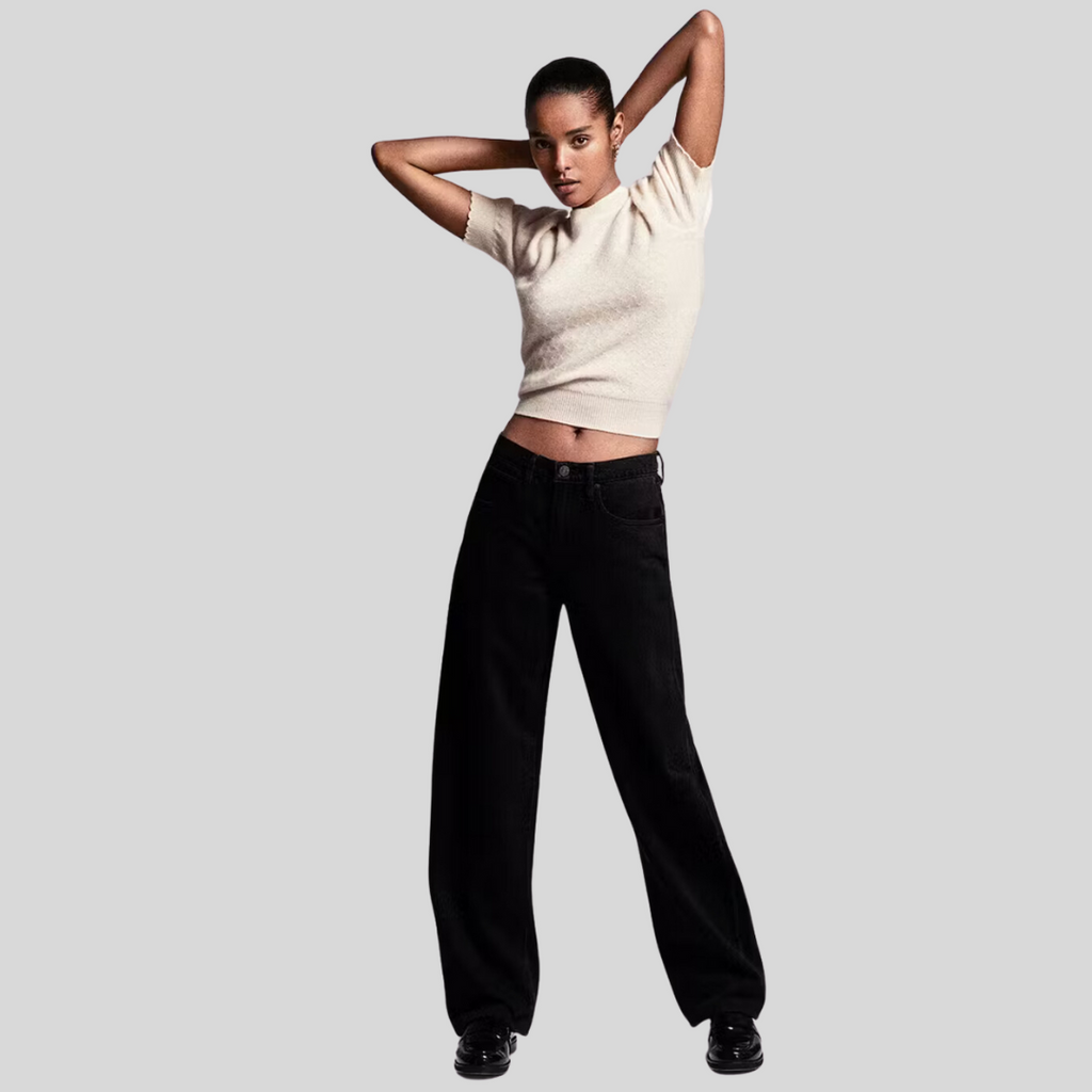 Low Slung Barrel Jean
