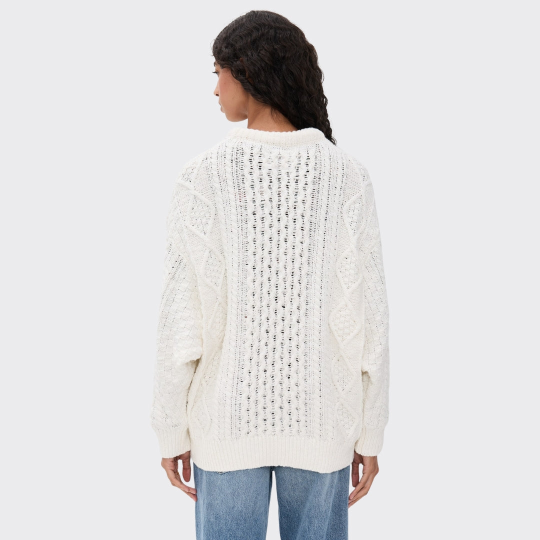 Oversized Aran Sweater