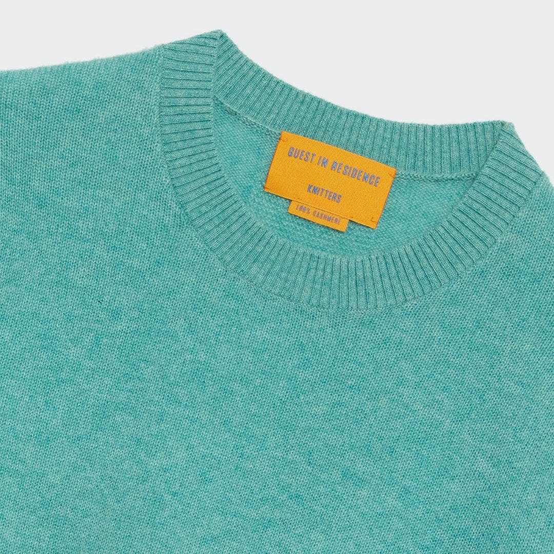 Shrunken Cashmere Crew
