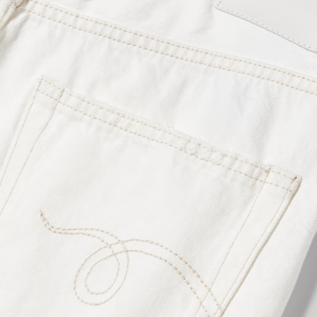 Boyfriend Jean White Denim
