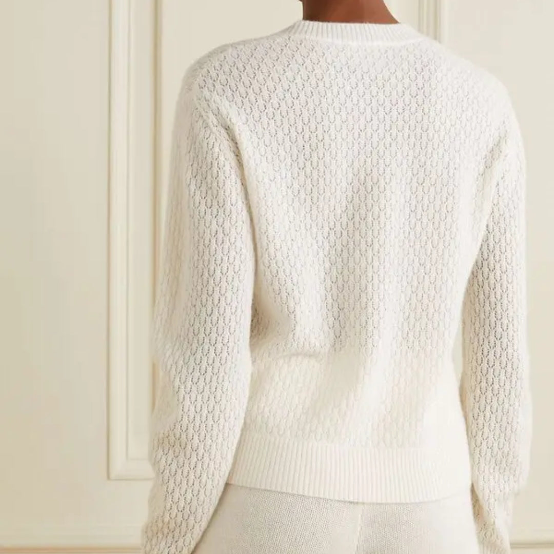 Lourdes Pointelle Sweater