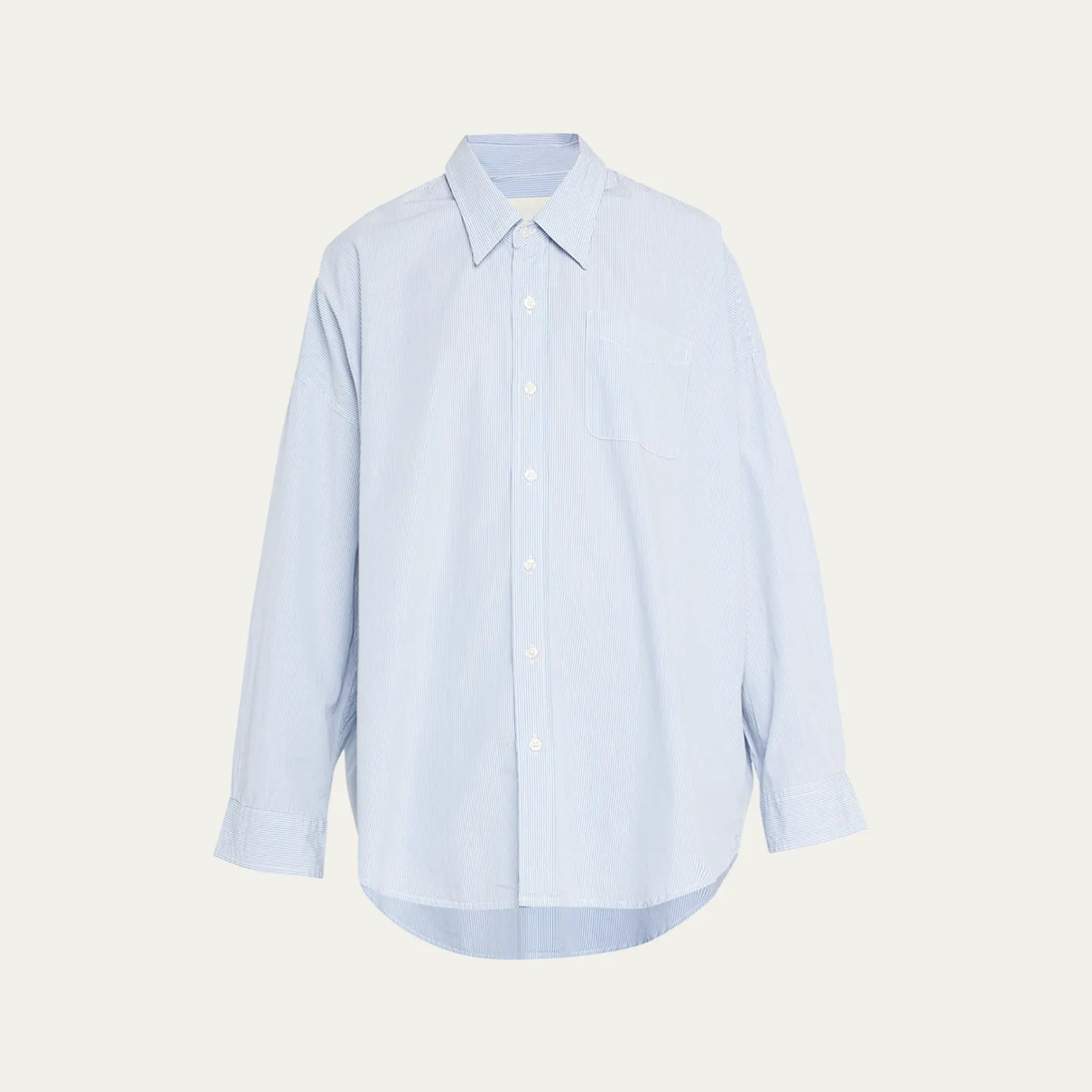 Boyfriend Button Down Oxford Stripe