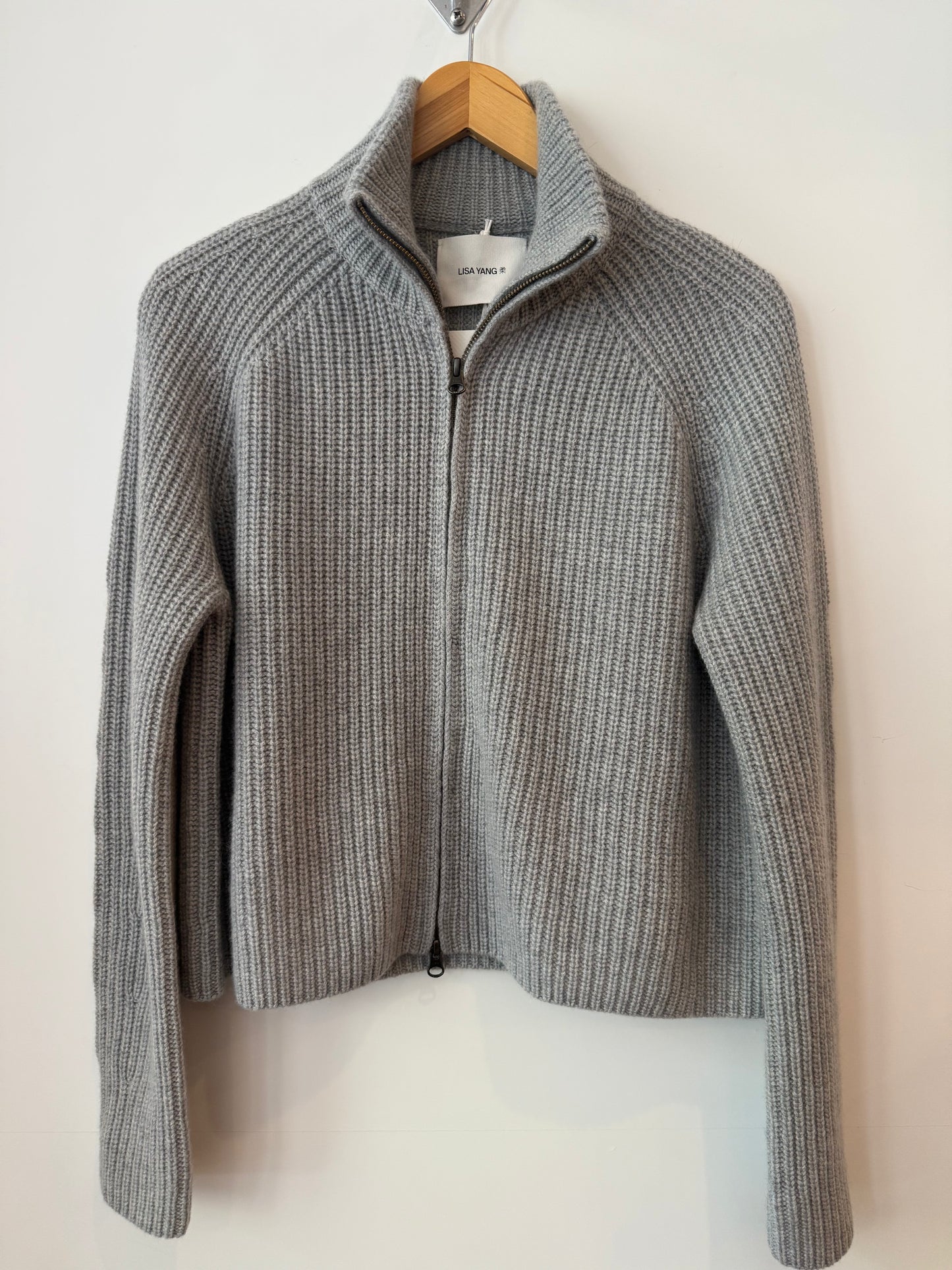 Sadie Cashmere Zip Up Sweater