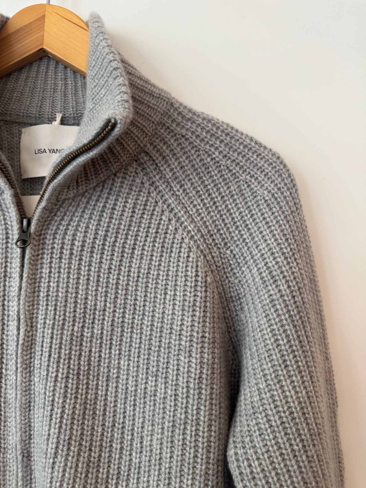 Sadie Cashmere Zip Up Sweater