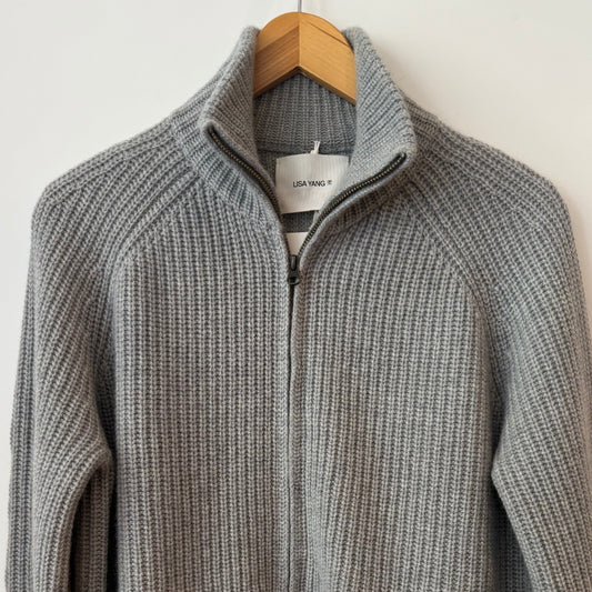 Sadie Cashmere Zip Up Sweater